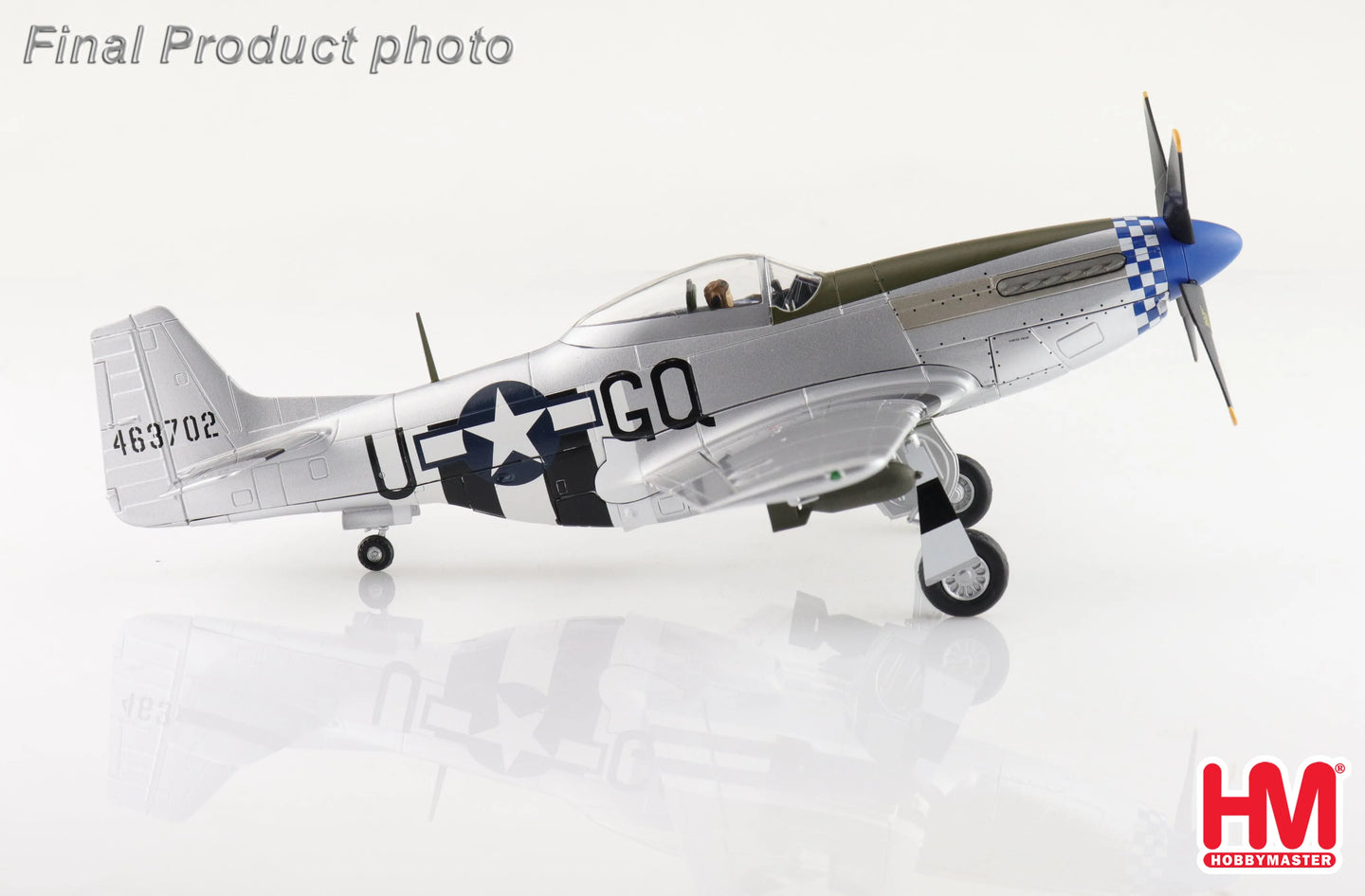 HOBBY MASTER P-51D USAAF "GRIM REAPER" 463702 355TH FS 9TH 1945